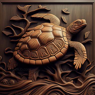 3D model st turtle (STL)